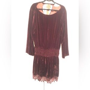 York Street Revolve Velvet Dress